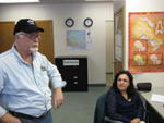 Jim Teskey Education Advisor meeting staff at Thunderbay Kori Office