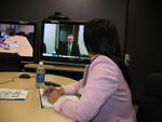 INAC First Nations SchoolNet's Suzanne Lebeau at "Dialogue on E-Learning" video conference