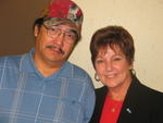 Chief Joe Meekis (Keewaywin) & Anne Krassilowsky Mayor Dryden