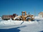 Some of Fort Severn's heavy equipment machinery.