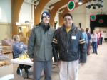 Franz and Wes volunteer at Christmas Cheer Thunder Bay