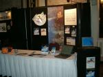 The Keewaytinook Center of Excellence booth at the OFNTSC Conference and Tradeshow.