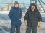 Peter Czerny and Elder Crowe... 05 01 22-24 C-Band Benefit Study Fort Severn Site Visit 016