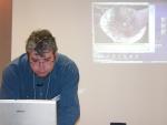 KO's Brian Walmark during his presentation at the Sweetgrass Language Conference at Brantford October 21-22, 2004