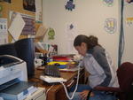 Sharon Brethour, KORI working at nursing station